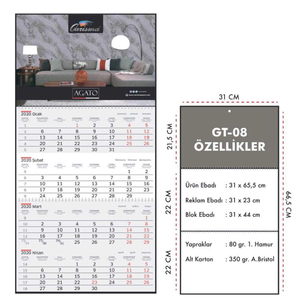 GT 08 GEMİCİ TAKVİMİ